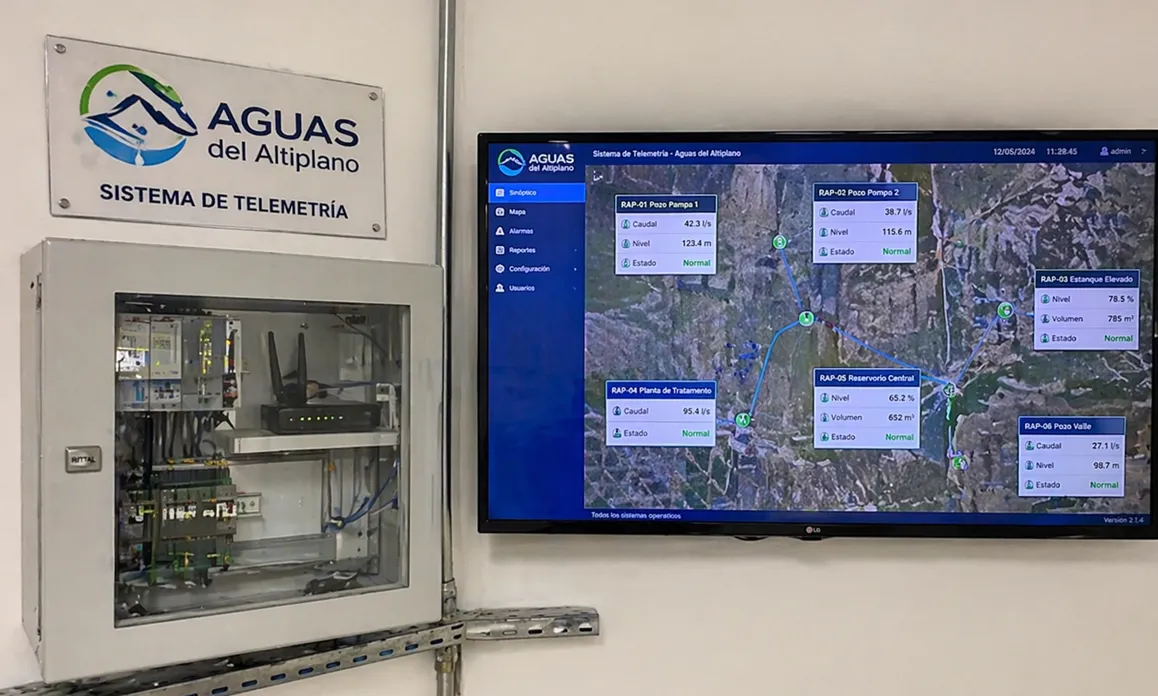 Aguas del Altiplano — Sistema de Telemetría
