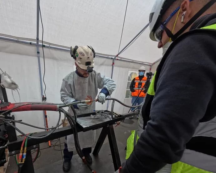 Unión de Cable Especial SHD-GC 10KV con Fibra Óptica — Roto Pala Segunda Región — 4