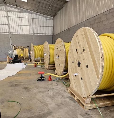 Reparación de Cables Mineros SHD-GC mediante Vulcanizado en Caliente — Minera Tarapacá — 2