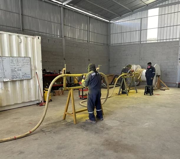 Reparación de Cables Mineros SHD-GC mediante Vulcanizado en Caliente — Minera Tarapacá — 4